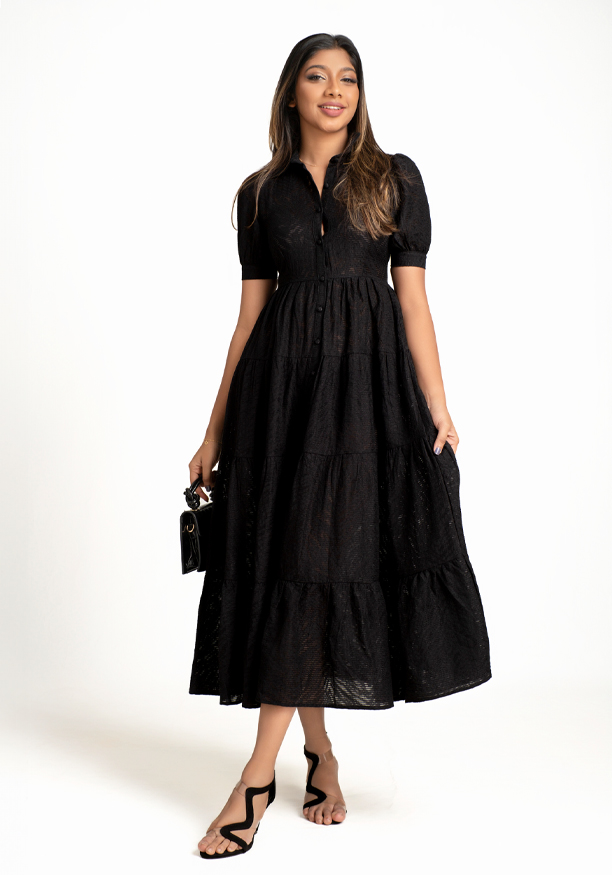 HAZEL COLLER BLACK DRESS